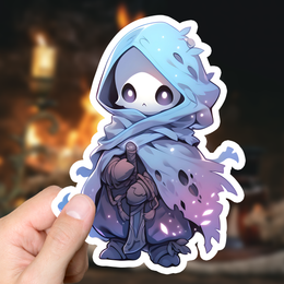 Moody Necromancer Mage Sticker