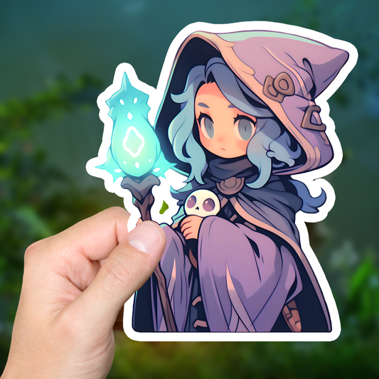 Mage Necromancer Sticker