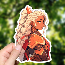 Blonde Paladin Sticker
