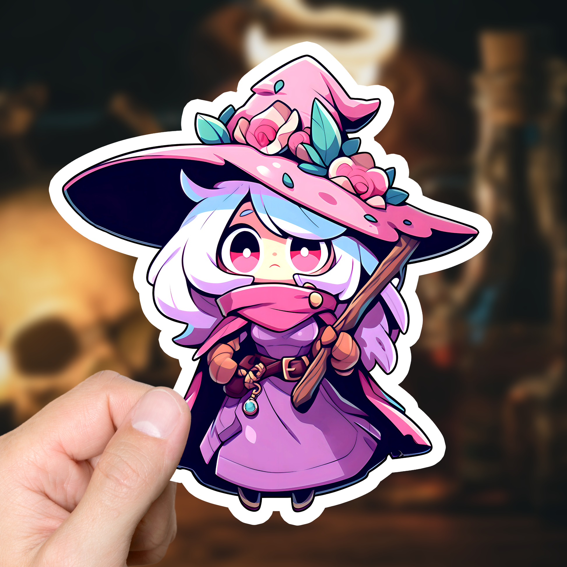 Purple Mage Sticker