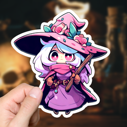 Purple Mage Sticker
