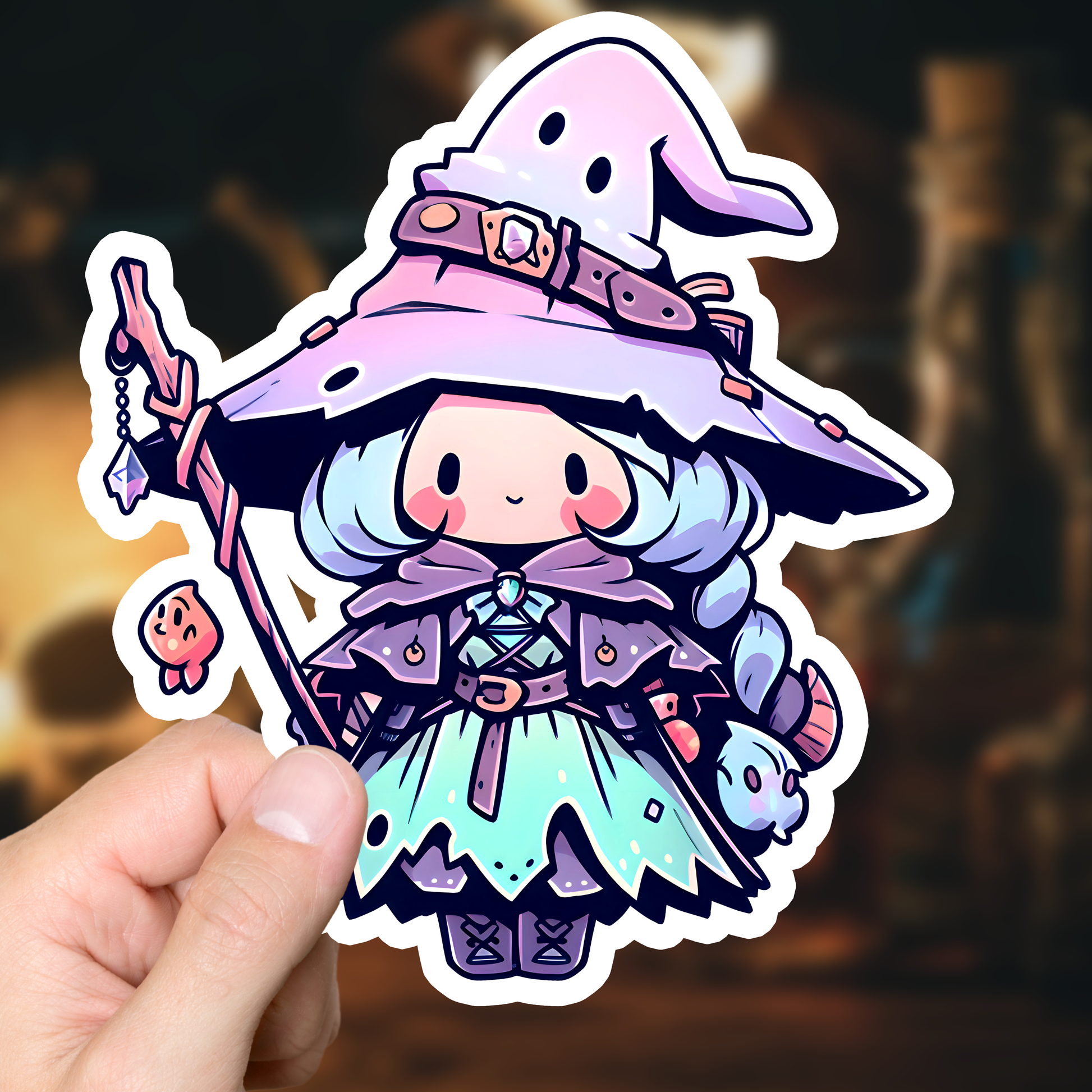 Pastel Warlock Sticker