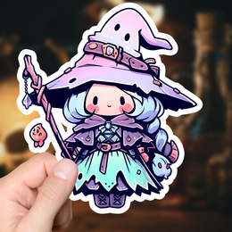 Pastel Warlock Sticker
