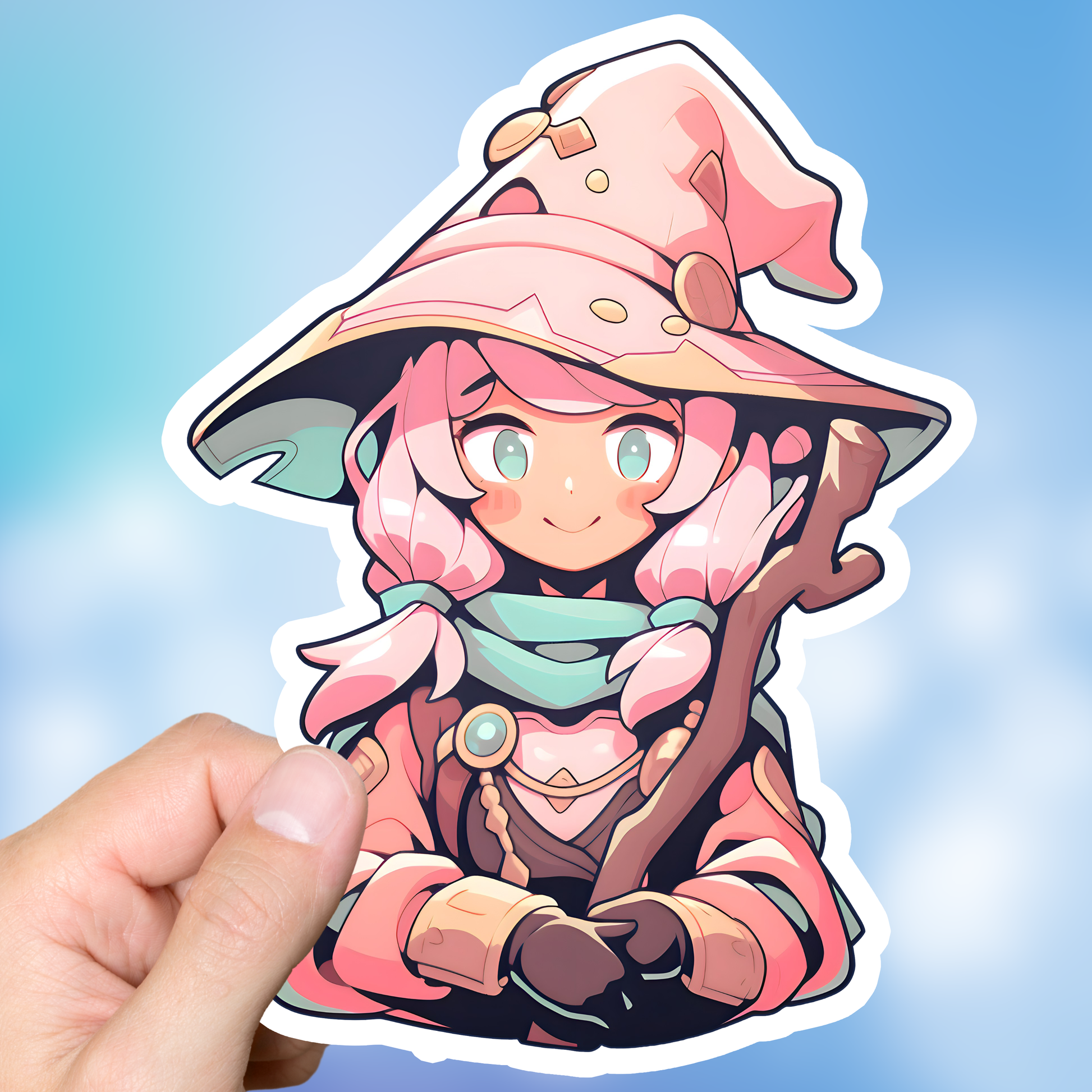 Pink Mage Sticker