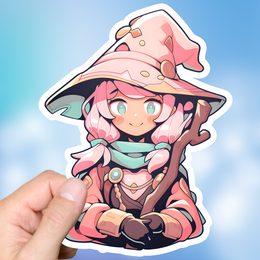 Pink Mage Sticker