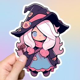 Chibi Warlock Sticker