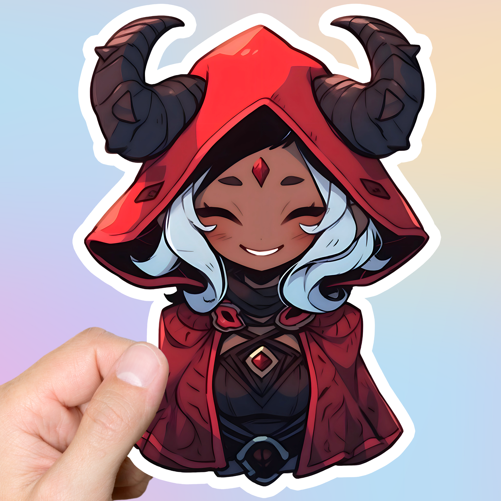 Tiefling Mage Sticker