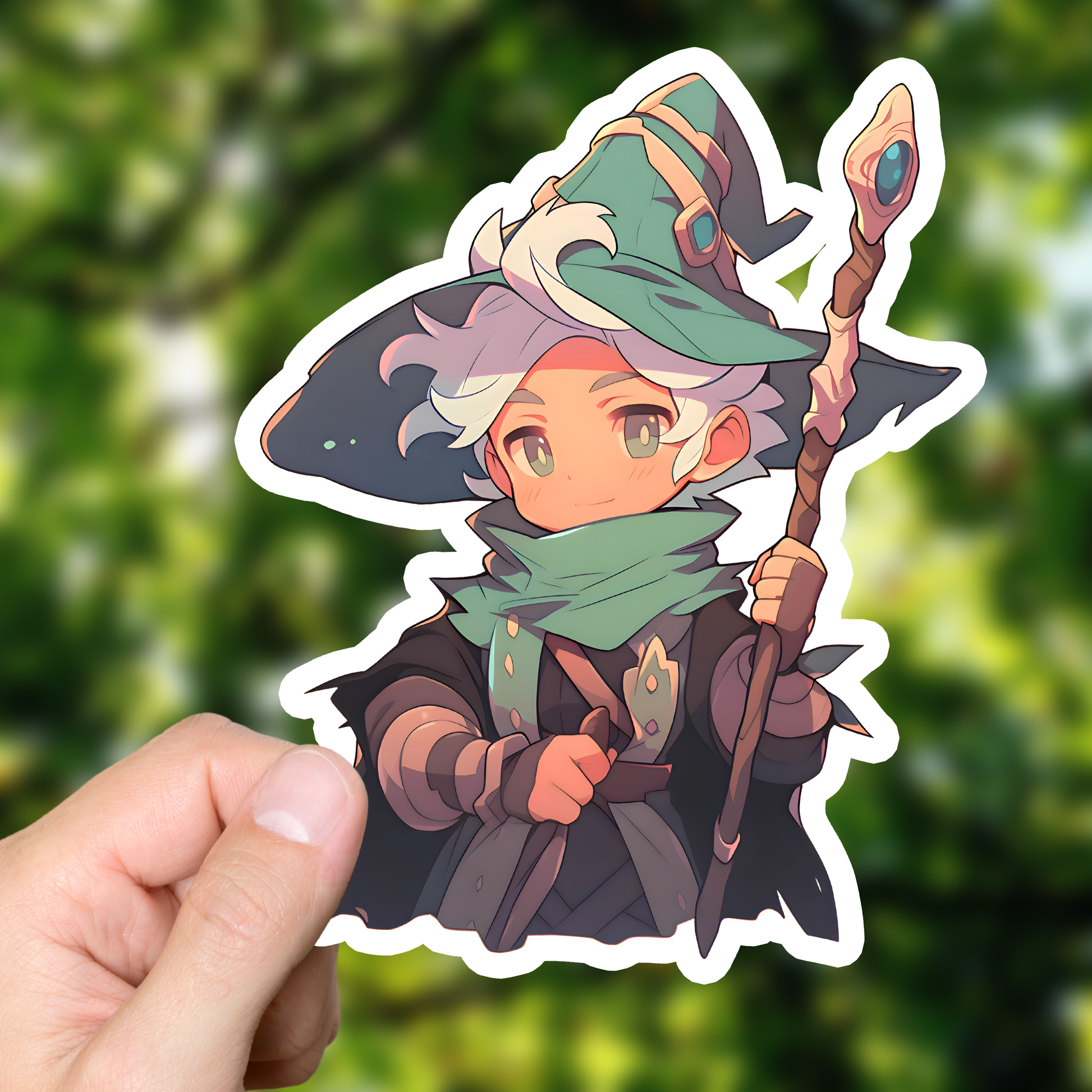 Chibi Mage Sticker