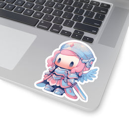 Cute Angelic Warrior Sticker