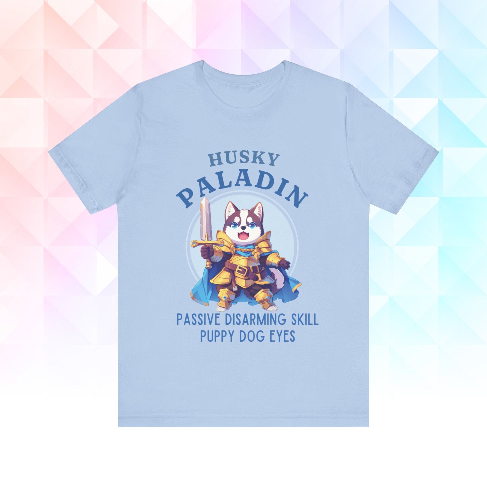 Husky Paladin Puppy Dog Eyes T-Shirt