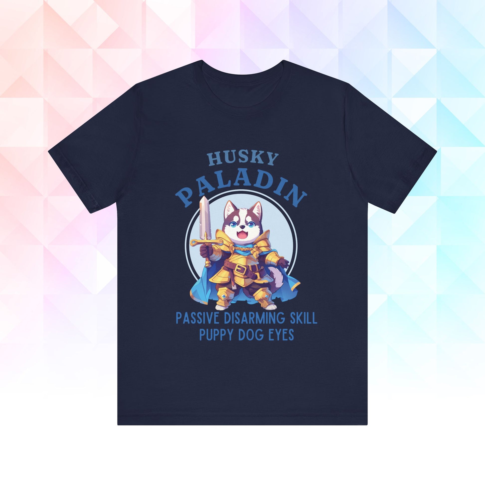 Husky Paladin Puppy Dog Eyes T-Shirt