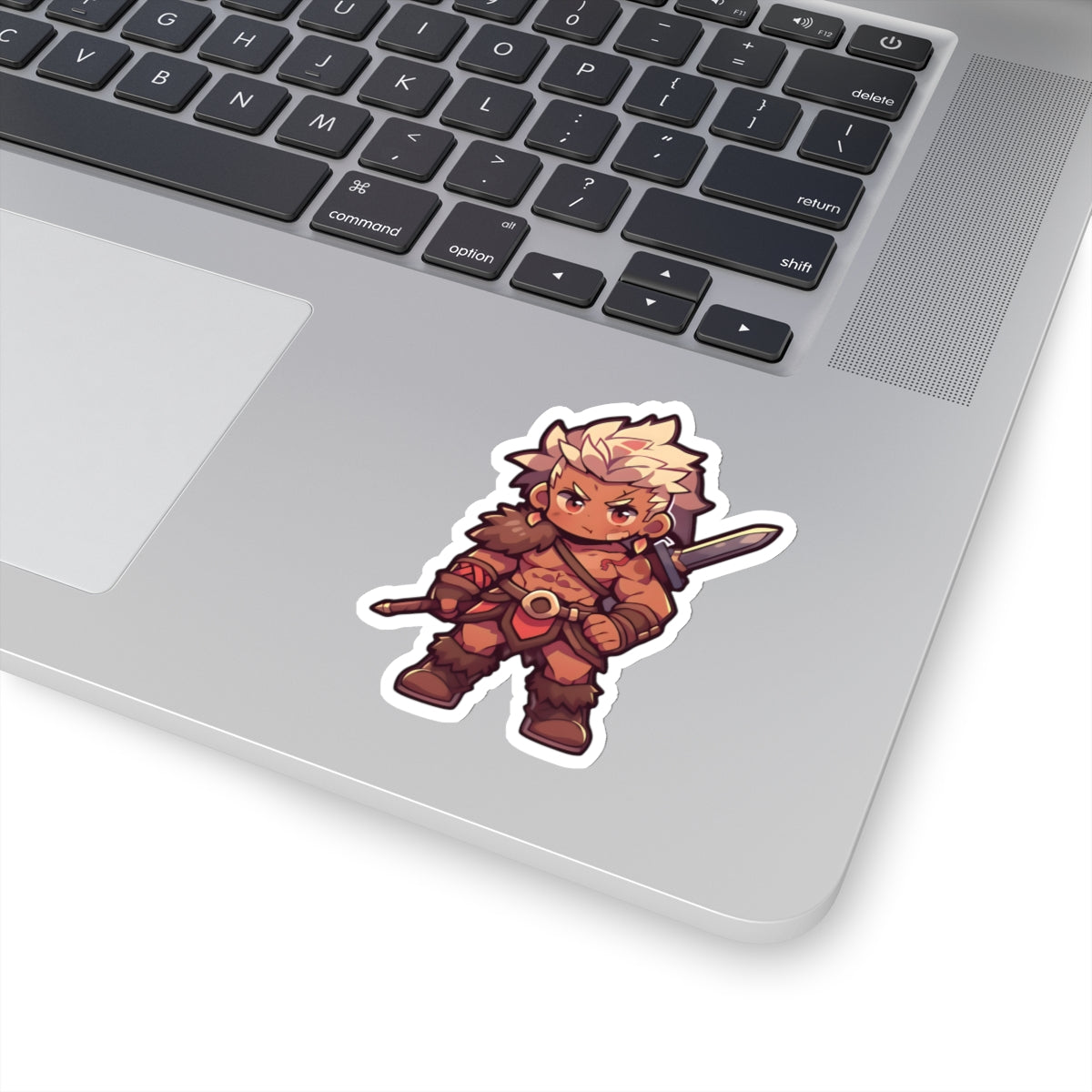 Chibi Barbarian DND Sticker
