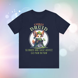 Corgi Druid DND T-Shirt