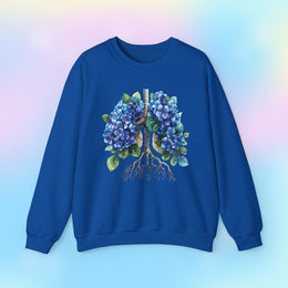 Hydrangea Lung Anatomy Sweatshirt