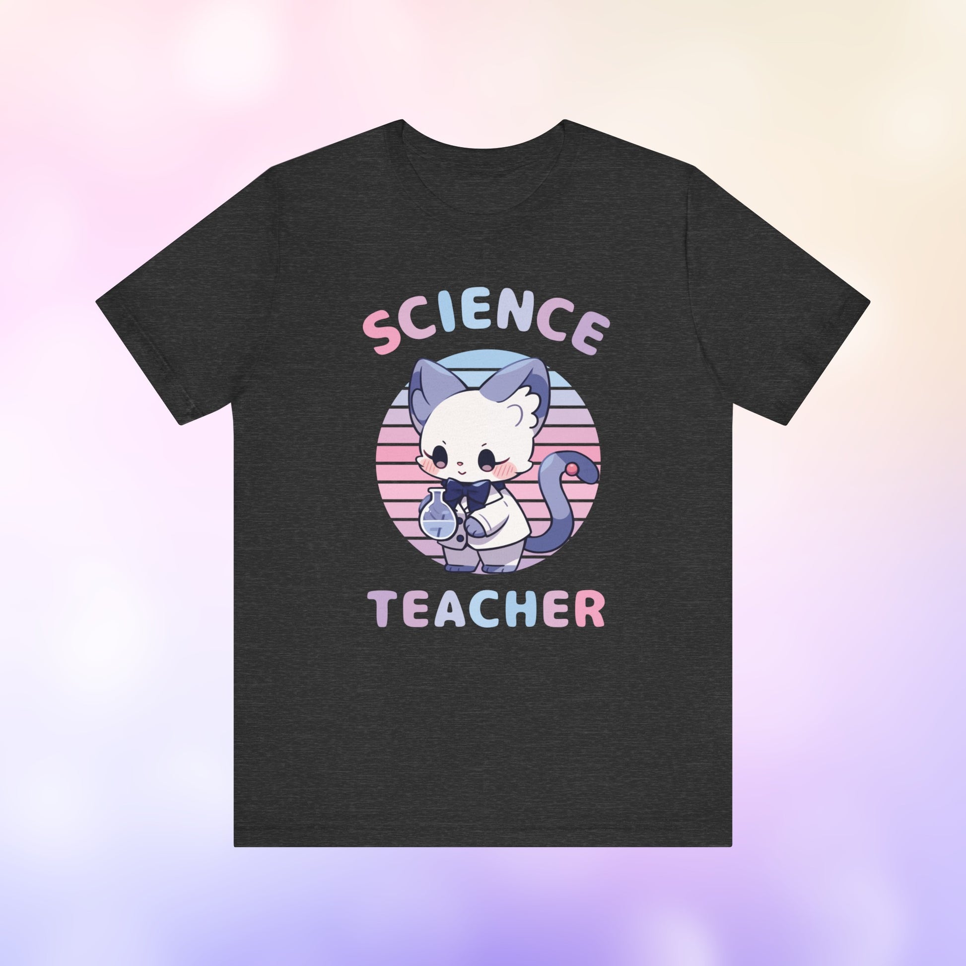 Science Teacher Cute Cat Gift T-Shirt