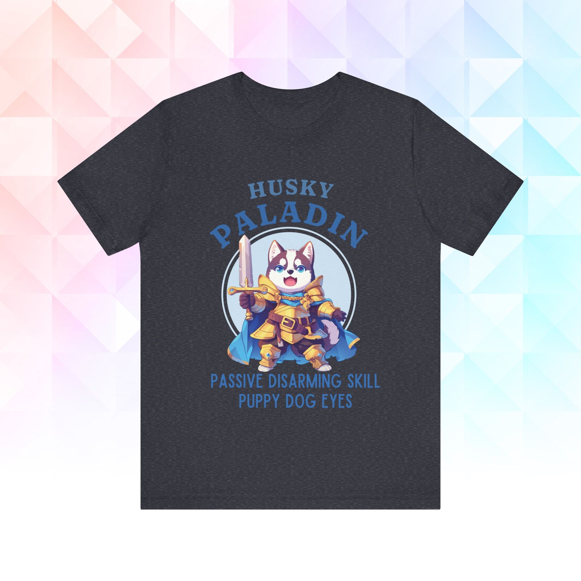 Husky Paladin Puppy Dog Eyes T-Shirt