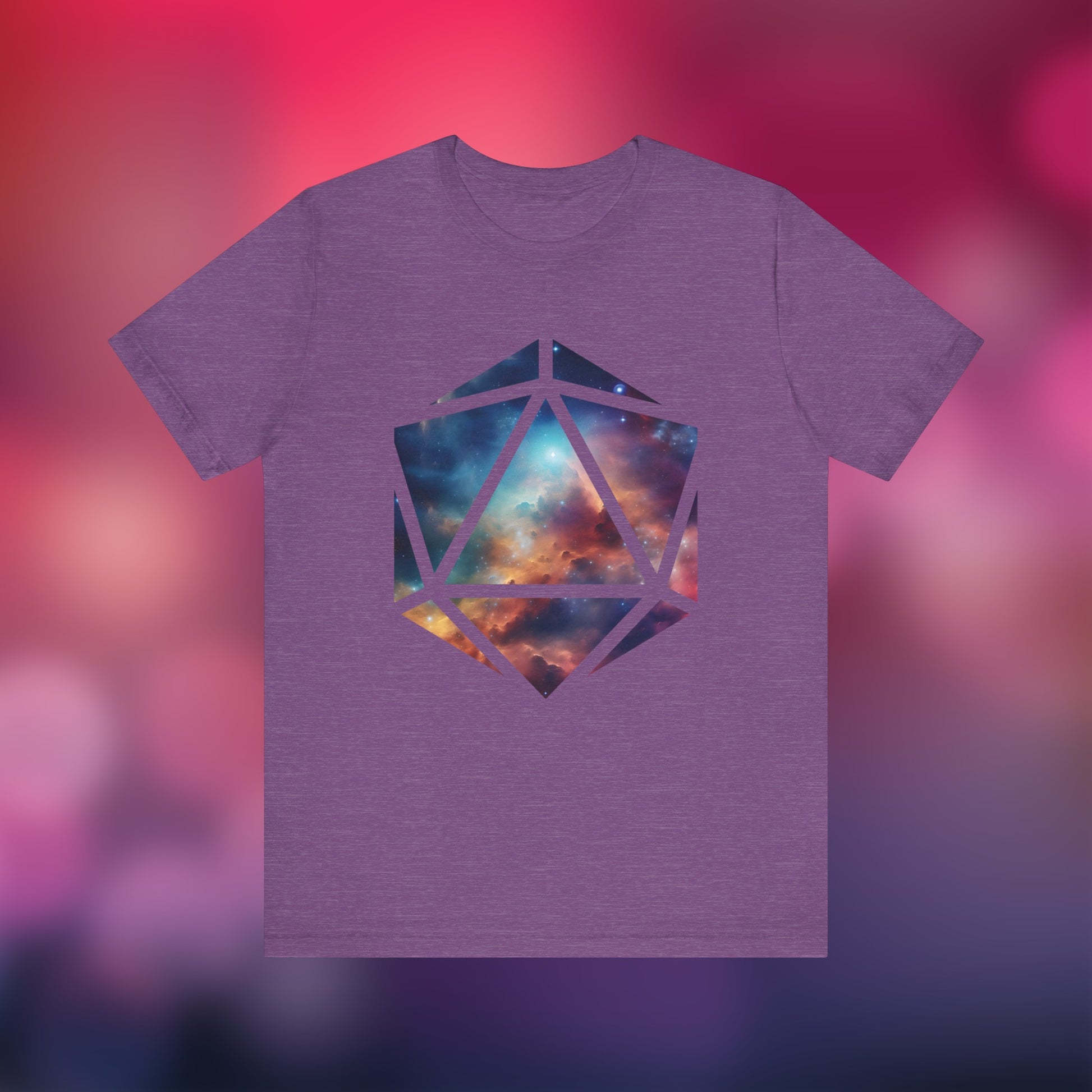 D20 Galaxy Dice Unisex T-Shirt