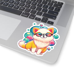 Cute Corgi Bubble Sticker