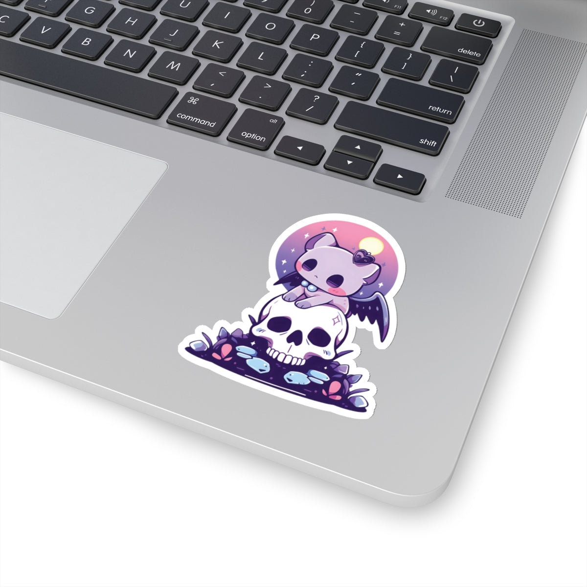 Pastel Cat Skull Sticker