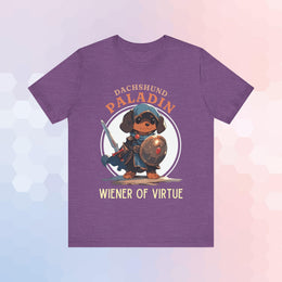 Dachshund Paladin Wiener of Virtue T-Shirt