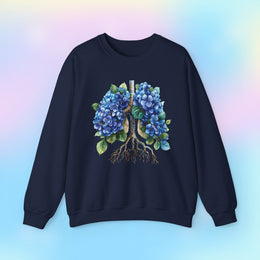 Hydrangea Lung Anatomy Sweatshirt