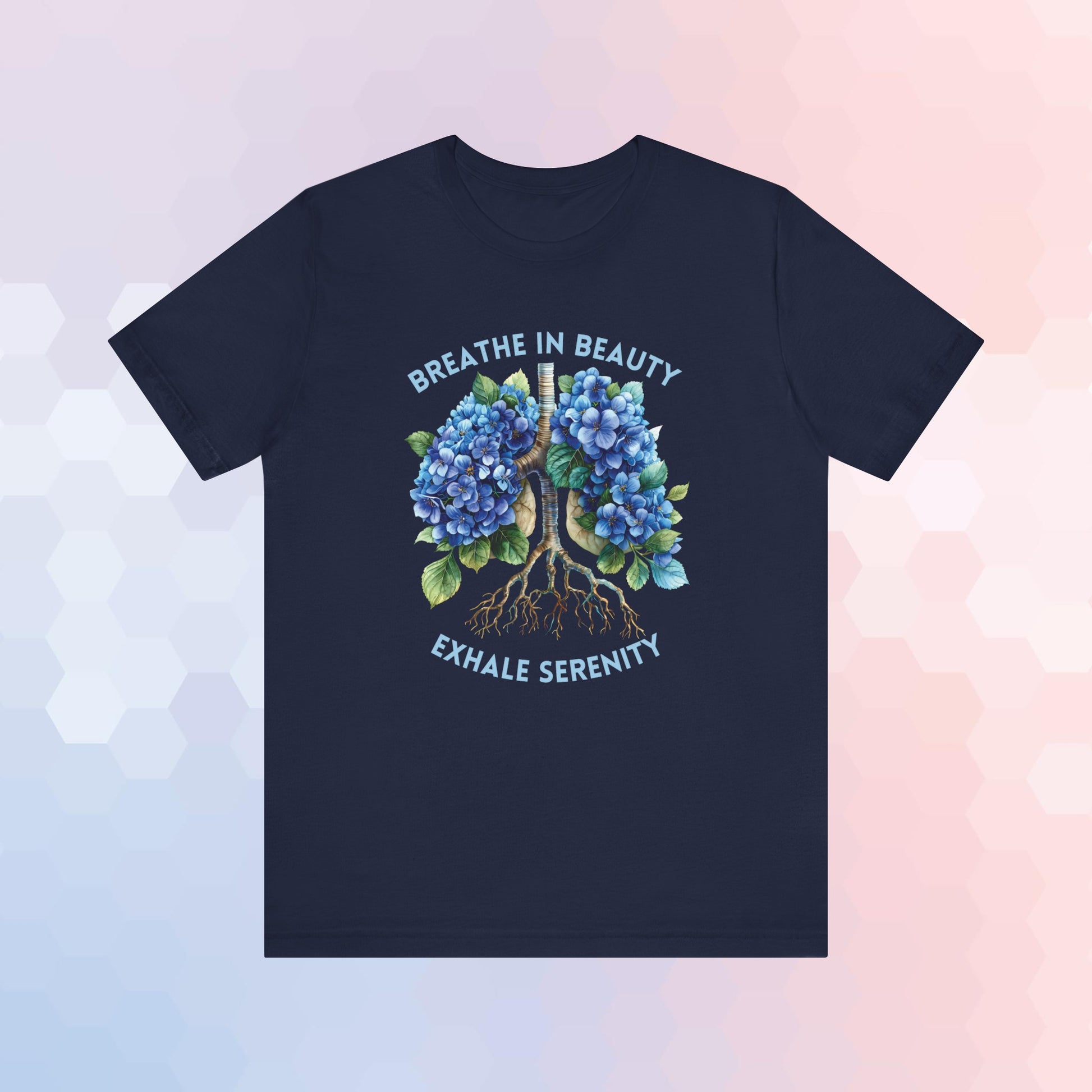 Hydrangea Lungs Anatomy T-Shirt