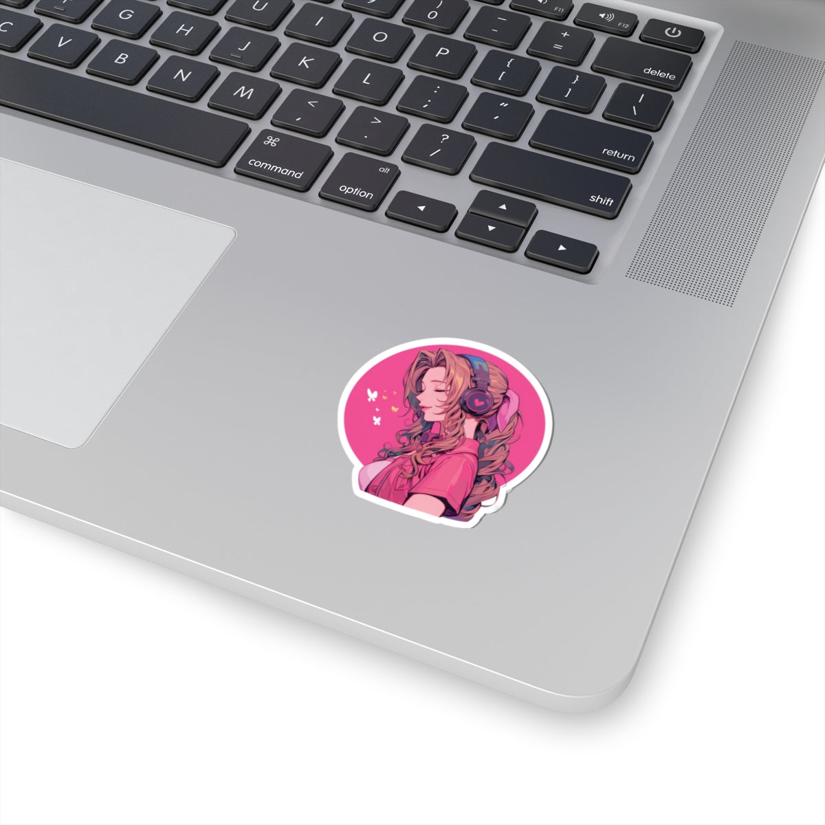 Aerith FF7 Pink Lofi Sticker