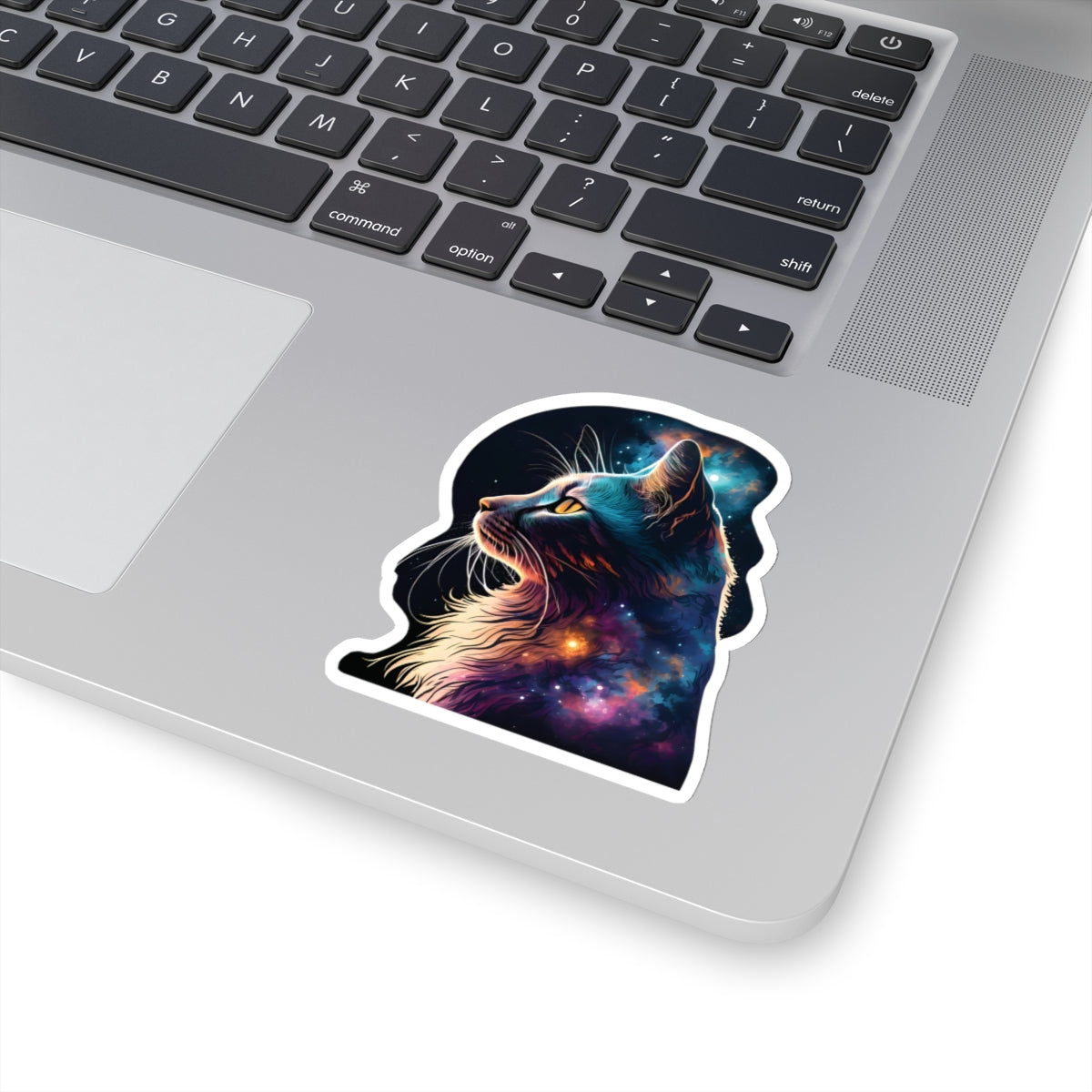 Celestial Galaxy Cat Sticker