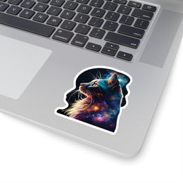 Celestial Galaxy Cat Sticker