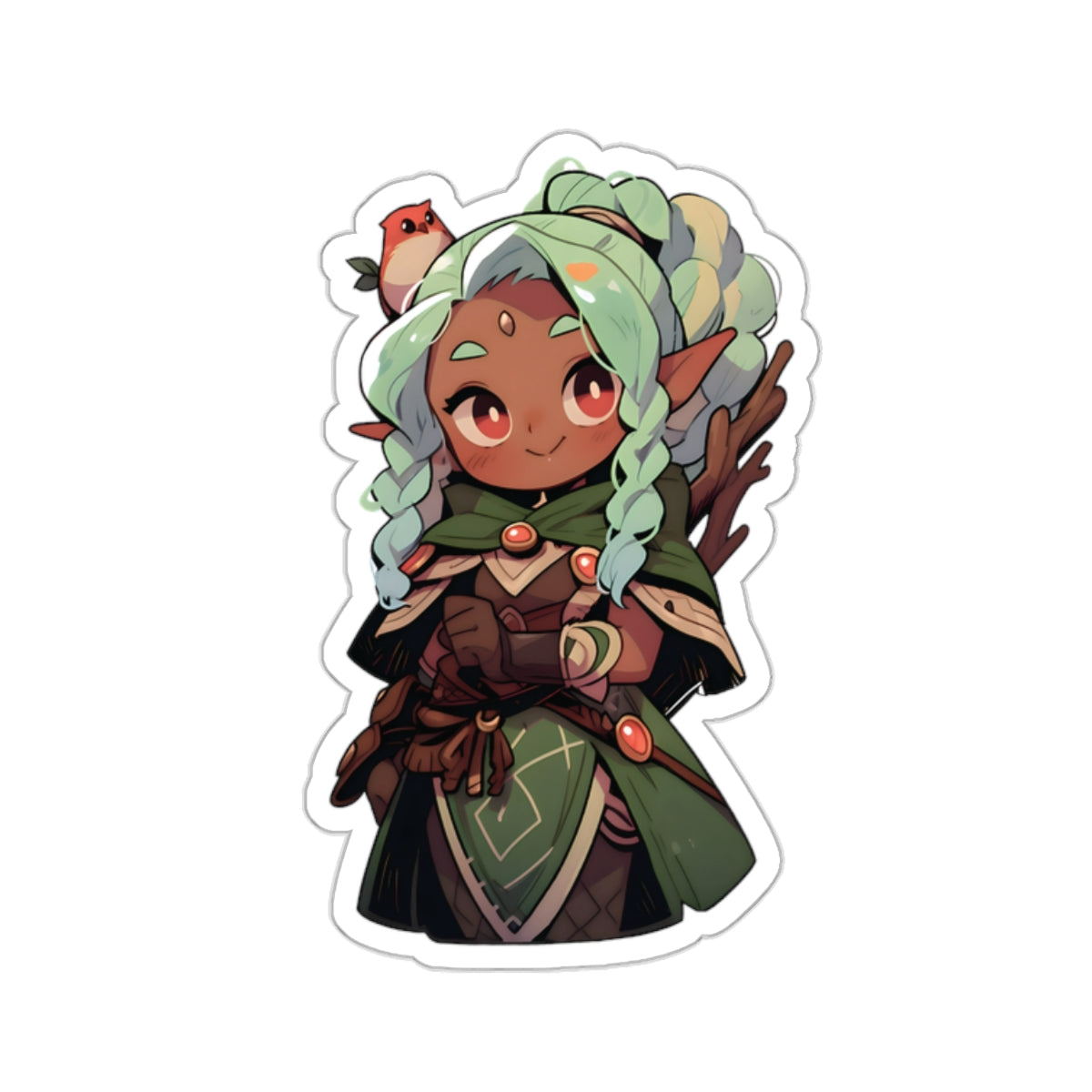 Druid Elf Sticker