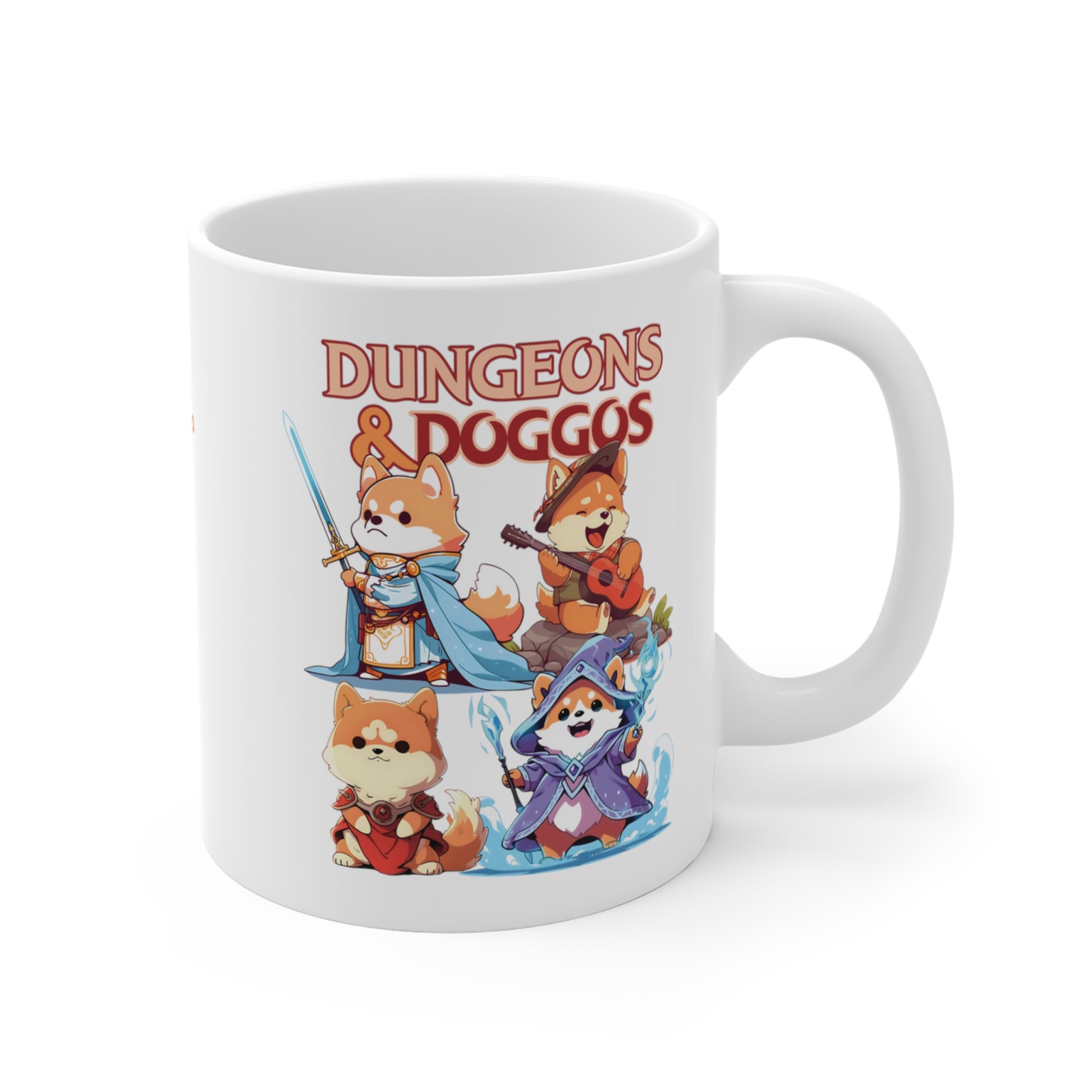 Dungeons and Doggos DND Mug