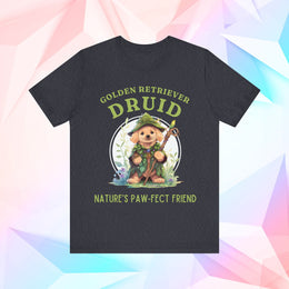 Golden Retriever DND Druid T-Shirt