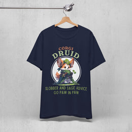 Corgi Druid DND T-Shirt