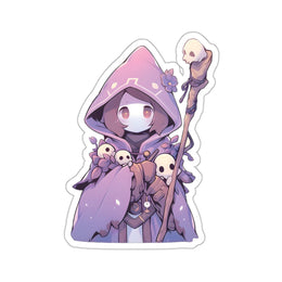 Little Necromancer Mage Sticker