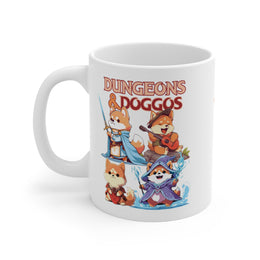 Dungeons and Doggos DND Mug