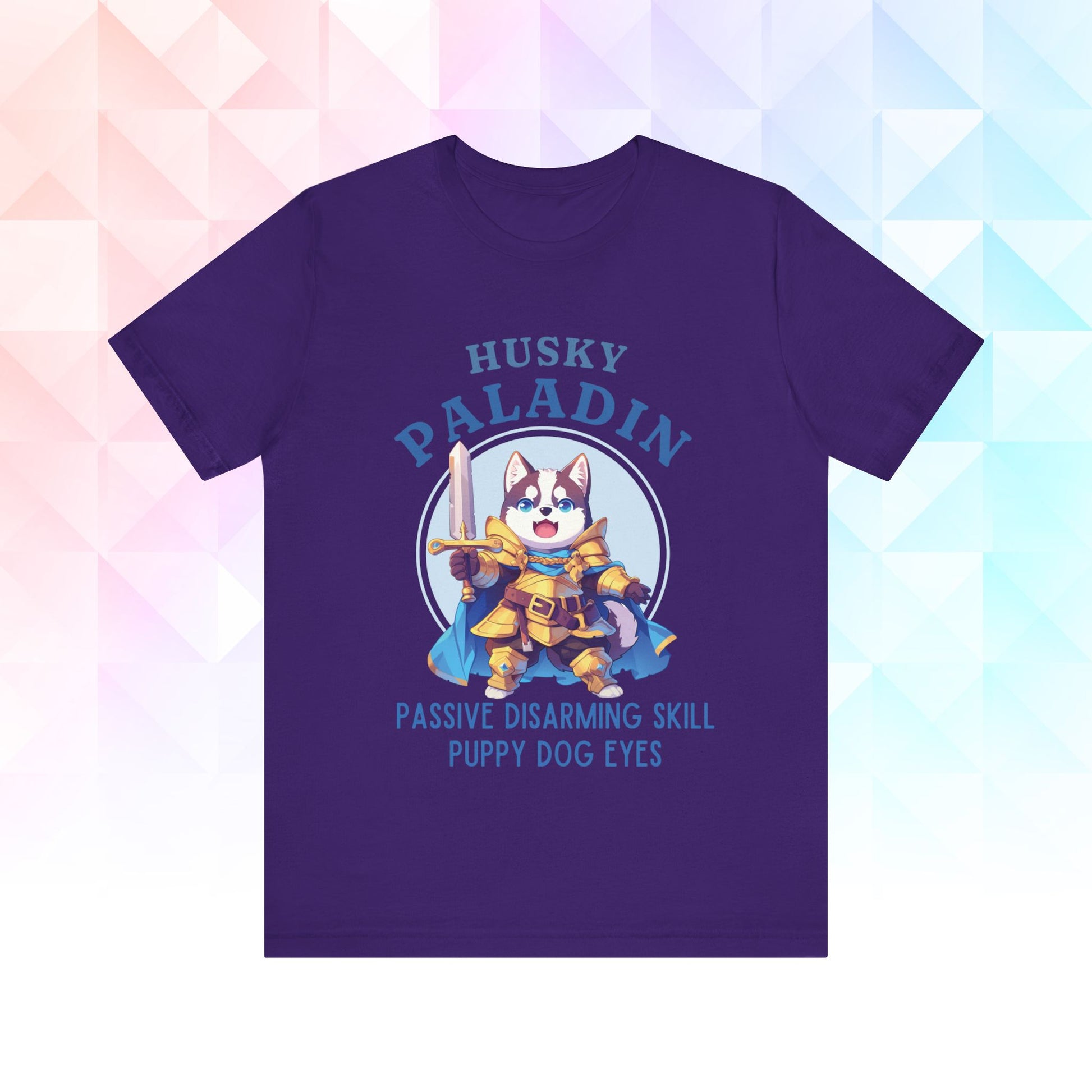 Husky Paladin Puppy Dog Eyes T-Shirt