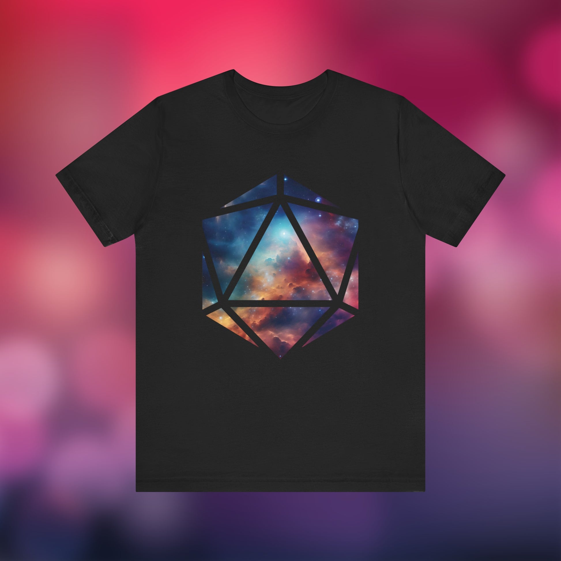 D20 Galaxy Dice Unisex T-Shirt