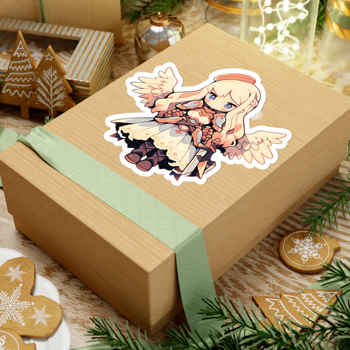 Holy Angel Warrior Sticker