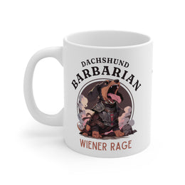 Dachshund Barbarian DND Mug