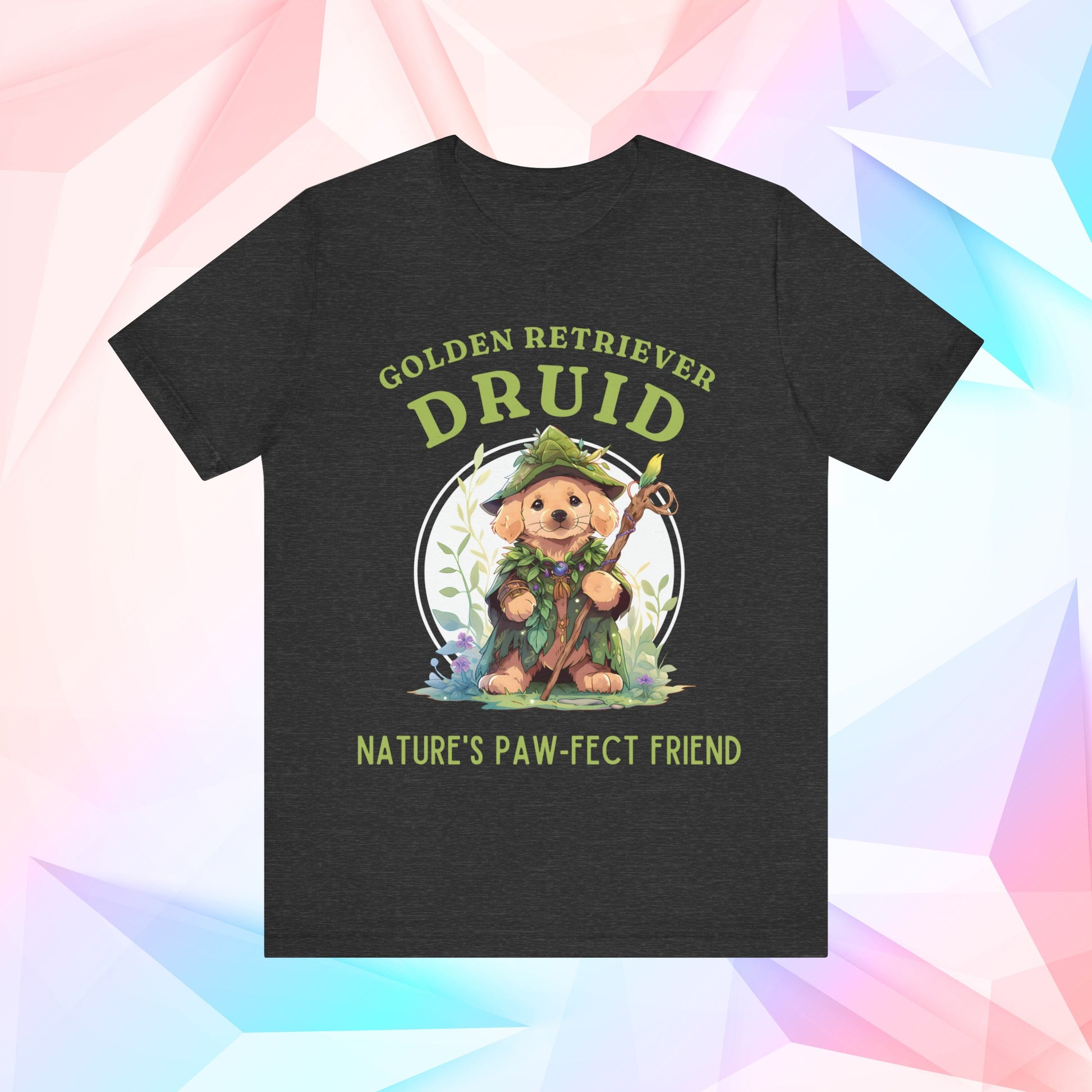 Golden Retriever DND Druid T-Shirt