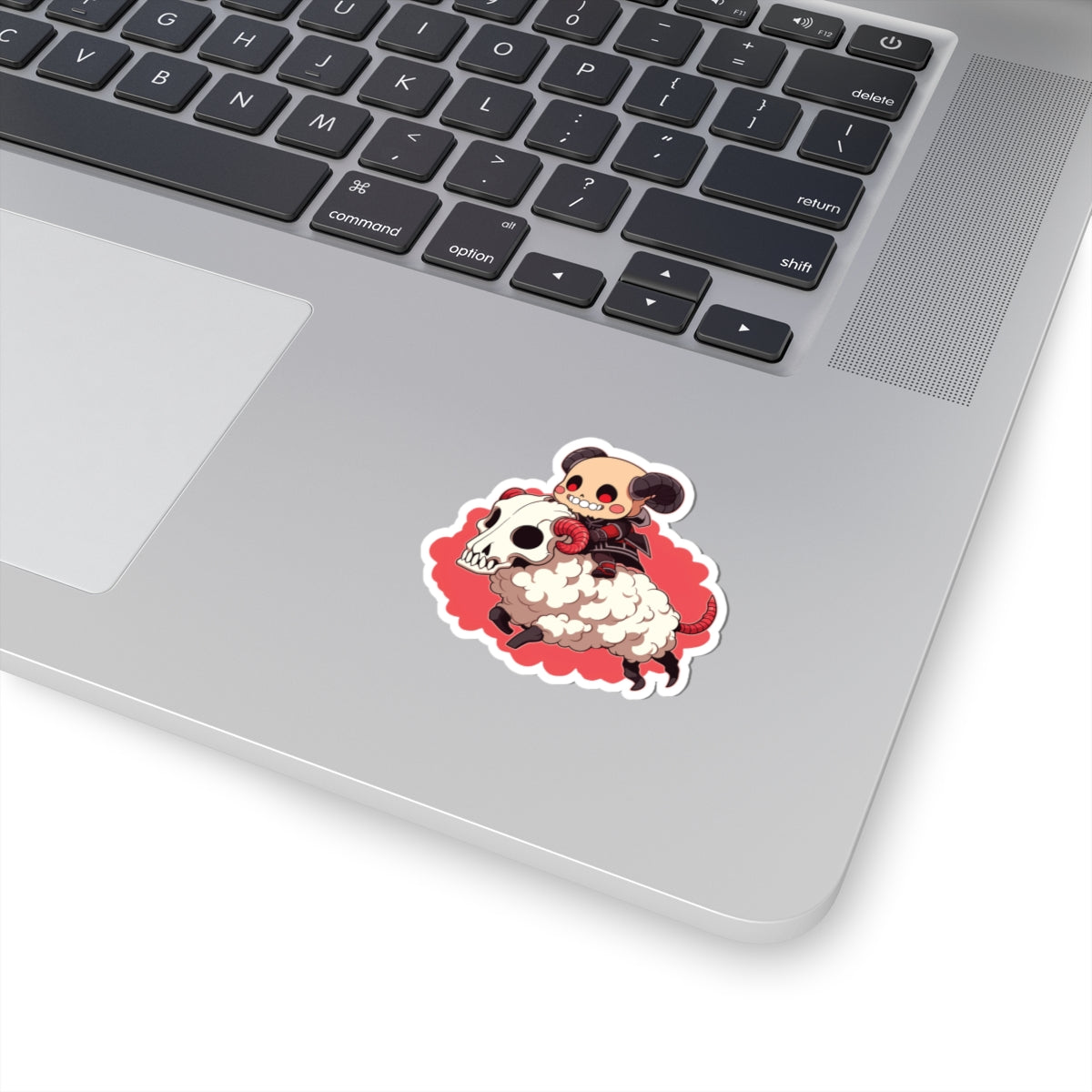 Funny Cute Reaper and Sheep Sticker