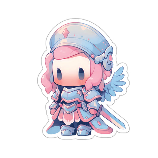 Cute Angelic Warrior Sticker