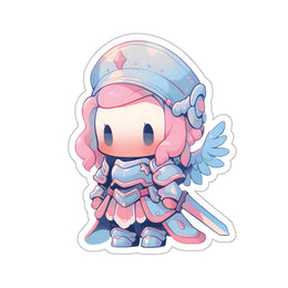 Cute Angelic Warrior Sticker
