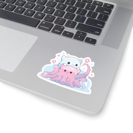 Cute Cthulhu Cat Sticker