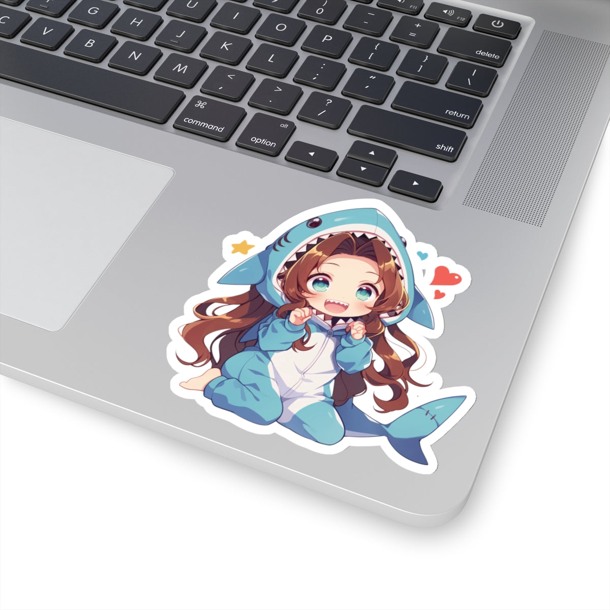 Aerith Cute Shark Sticker