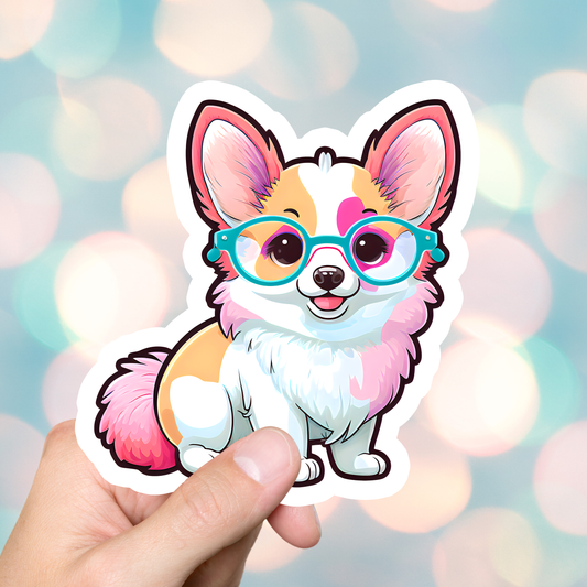 Cute Pastel Corgi Sticker