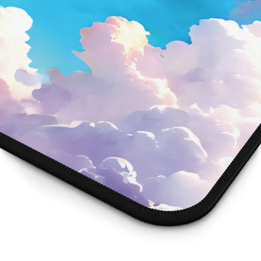 Pastel Clouds Desk Mat