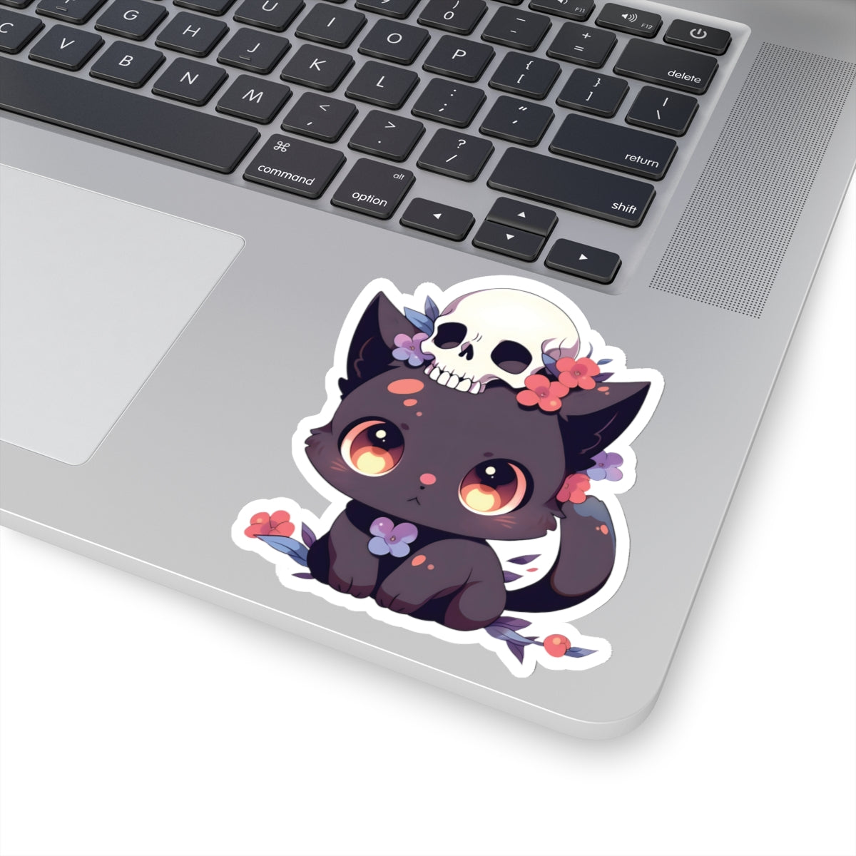 Kawaii Goth Cat Sticker