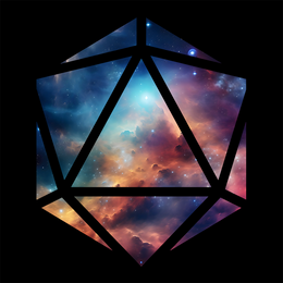 D20 Galaxy Dice Unisex T-Shirt