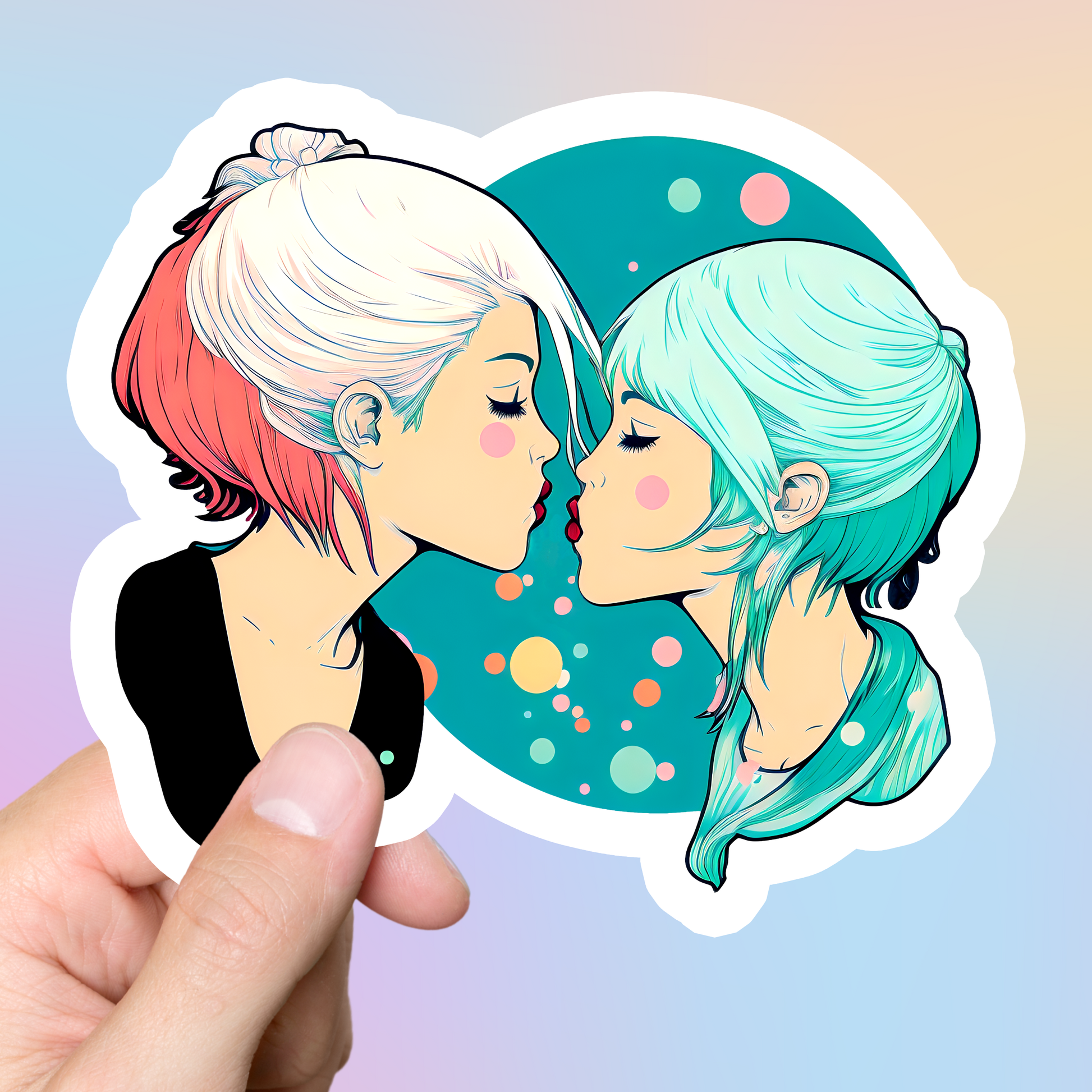 Lesbeing Lovers Sticker